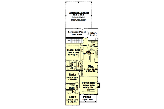 Main Level with Basement Stairs