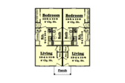 Traditional Style House Plan - 1 Beds 1 Baths 2176 Sq/Ft Plan #430-30 