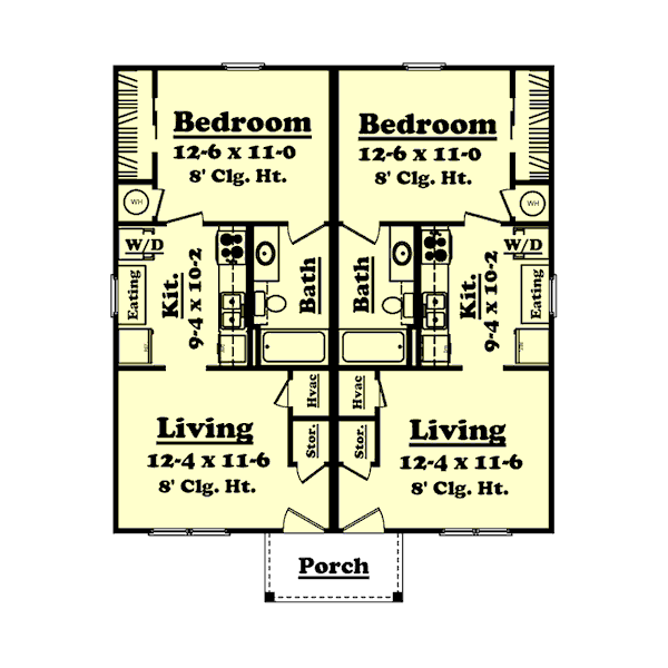 Home Plan - Traditional Floor Plan - Main Floor Plan #430-30