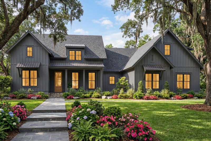 Dream House Plan - Exterior - Front Elevation 4 for Farmhouse House Plan #1067-3 - 3 bed, 2.5 bath