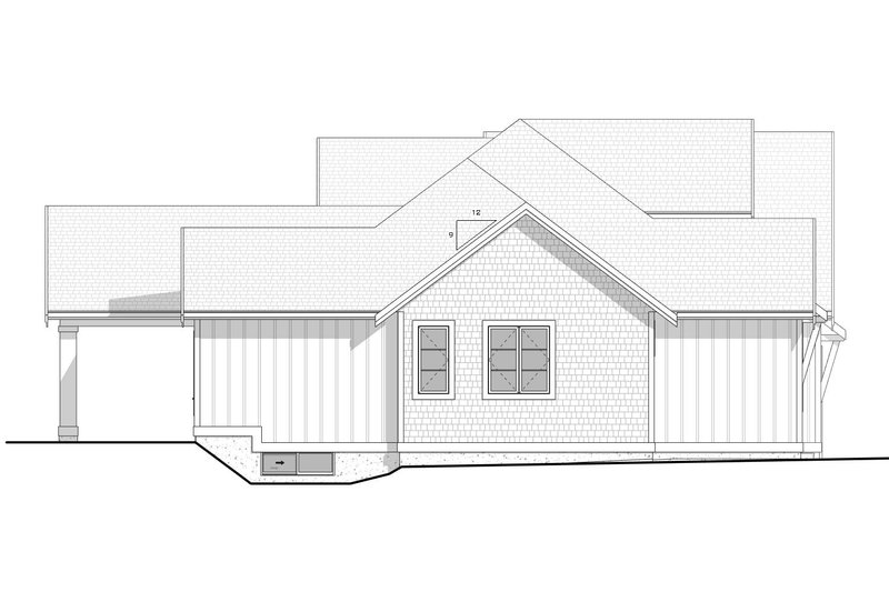 Dream House Plan - Exterior - Other Elevation for Farmhouse House Plan #1086-4 - 3 bed, 2.5 bath