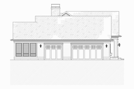 Exterior - Other Elevation 1 for Traditional House Plan #901-133 - 3 bed, 2.5 bath