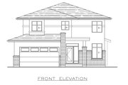 Modern Style House Plan - 4 Beds 2.5 Baths 2148 Sq/Ft Plan #1100-56 