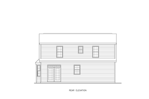 Exterior - Other Elevation 1 for Traditional House Plan #54-659 - 3 bed, 2.5 bath