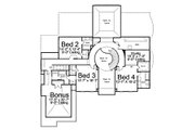 European Style House Plan - 4 Beds 4 Baths 4364 Sq/Ft Plan #119-249 