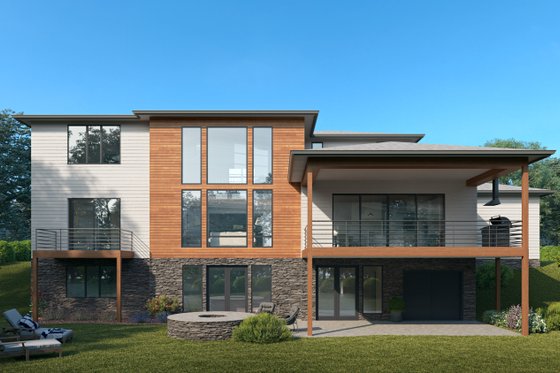 Photo 3 for Contemporary House Plan #1066-164 - 5 bed, 5.5 bath