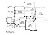 European Style House Plan - 7 Beds 4.5 Baths 5464 Sq/Ft Plan #920-30 