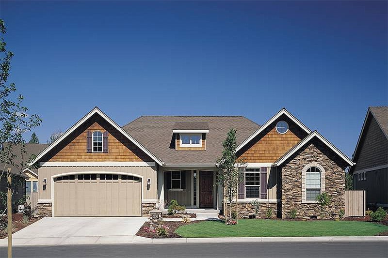 Architectural House Design - Exterior - Front Elevation 4 for Craftsman House Plan #48-103 - 2 bed, 2 bath