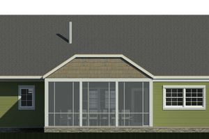 Exterior - Other Elevation 1 for Bungalow House Plan #460-10 - 2 bed, 1.5 bath