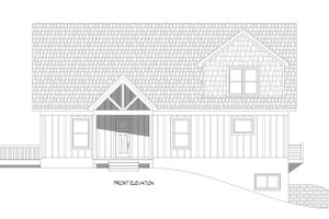 Exterior - Front Elevation 3 for Traditional House Plan #932-665 - 3 bed, 2.5 bath