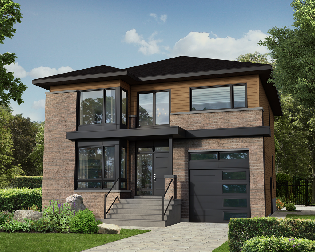 Contemporary Style House Plan - 3 Beds 1.5 Baths 2292 Sq/Ft Plan #25 ...