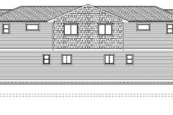 Exterior - Other Elevation 3 for Traditional House Plan #126-157 - 3 bed, 2.5 bath