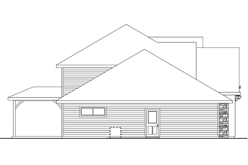 Home Plan - Exterior - Other Elevation for European House Plan #124-562 - 3 bed, 3 bath