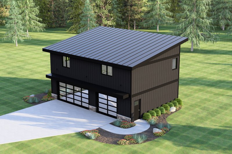 Dream House Plan - Exterior - Other Elevation for Modern House Plan #1064-378 - 2 bed, 1 bath