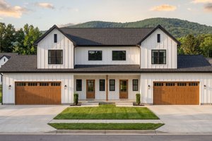 Home Plan - Exterior - Front Elevation for Farmhouse House Plan #455-808 - 3 bed, 2.5 bath