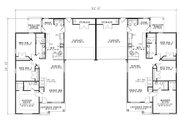 Traditional Style House Plan - 3 Beds 2 Baths 2634 Sq/Ft Plan #17-1066 