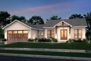 Home Plan - Farmhouse Exterior - Front Elevation Plan #430-246