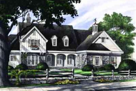 Exterior - Other Elevation for Southern House Plan #137-202 - 4 bed, 4 bath