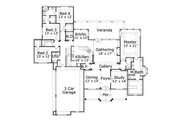European Style House Plan - 4 Beds 3.5 Baths 3967 Sq/Ft Plan #411-604 