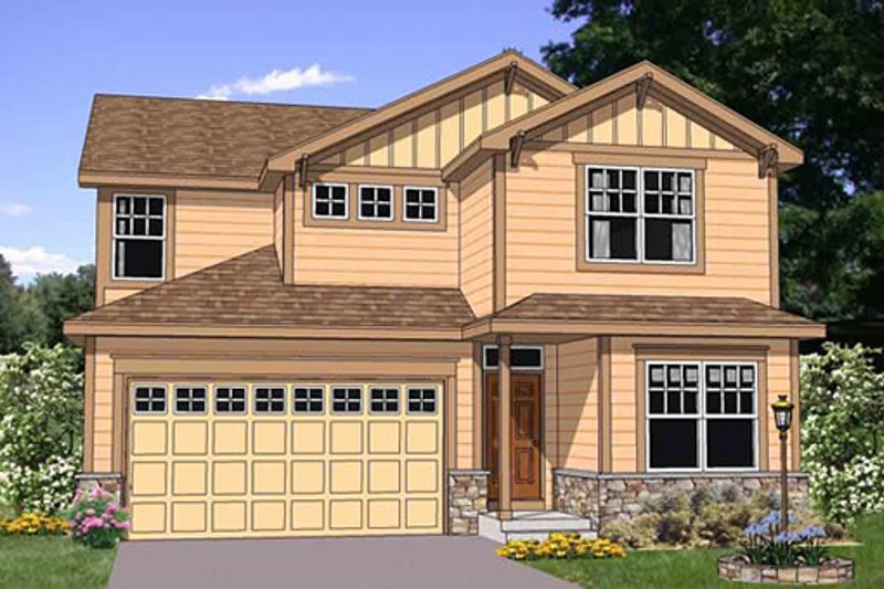 Traditional Style House Plan - 4 Beds 2.5 Baths 2196 Sq/Ft Plan #116-271