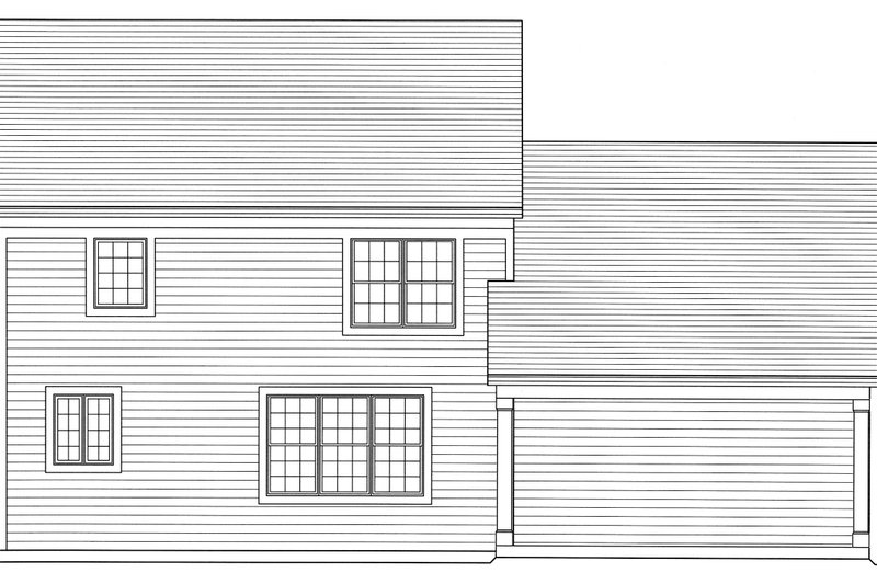 Home Plan - Rear elevation