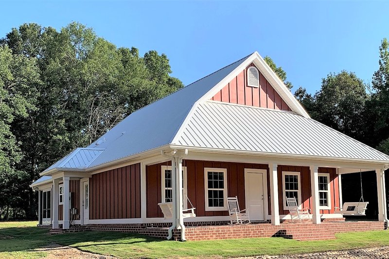Home Plan - Exterior - Front Elevation 7 for Cottage House Plan #44-165 - 2 bed, 2 bath