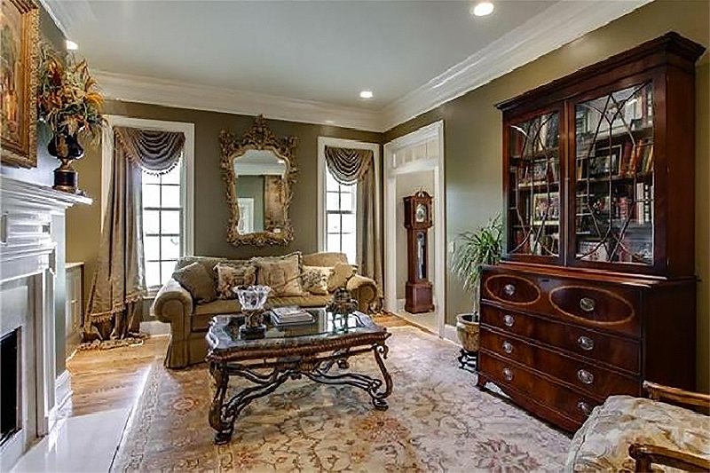 Home Plan - Interior - Family Room 1 for Country House Plan #137-148 - 4 bed, 3 bath