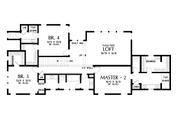 Craftsman Style House Plan - 4 Beds 3.5 Baths 3504 Sq/Ft Plan #48-1007 