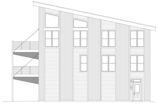 Exterior - Other Elevation 1 for Traditional House Plan #932-444 - 6 bed, 4 bath
