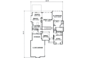 European Style House Plan - 3 Beds 3 Baths 3070 Sq/Ft Plan #67-737 
