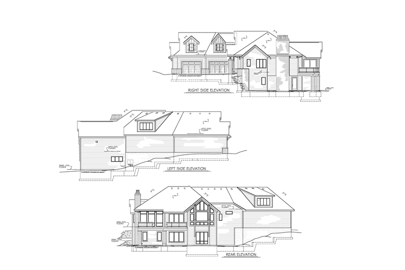 Architectural House Design - Exterior - Other Elevation 2 for Tudor House Plan #1122-20 - 2 bed, 2 bath