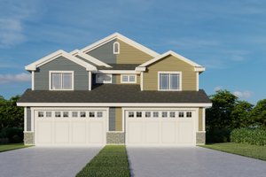 Architectural House Design - Craftsman Exterior - Front Elevation Plan #112-273