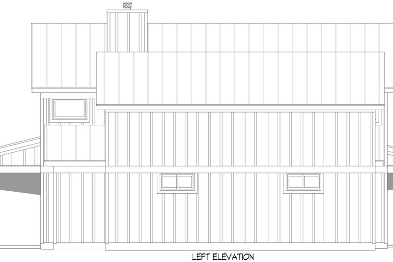 Home Plan - Exterior - Other Elevation for Barndominium House Plan #932-1144 - 3 bed, 2 bath