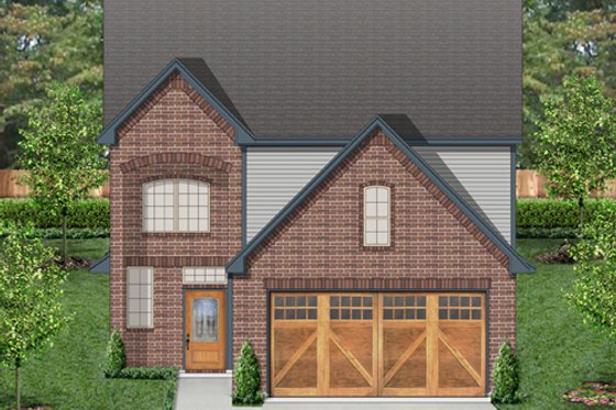 Exterior - Front Elevation for Traditional House Plan #84-570 - 4 bed, 4 bath