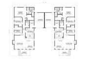 Southern Style House Plan - 3 Beds 2 Baths 2808 Sq/Ft Plan #17-1067 