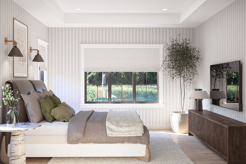 Home Plan - Interior - Master Bedroom 1 for Farmhouse House Plan #455-736 - 3 bed, 2.5 bath