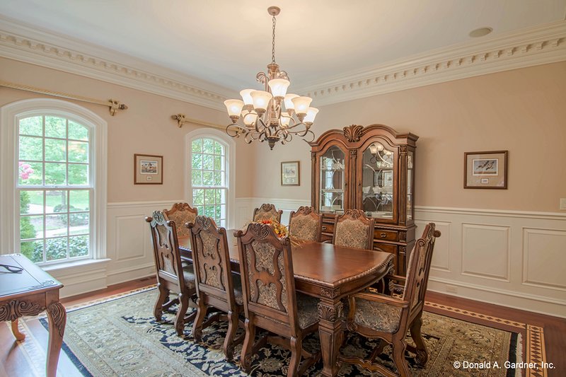 Home Plan - Interior - Dining Room for European House Plan #929-479 - 5 bed, 4.5 bath