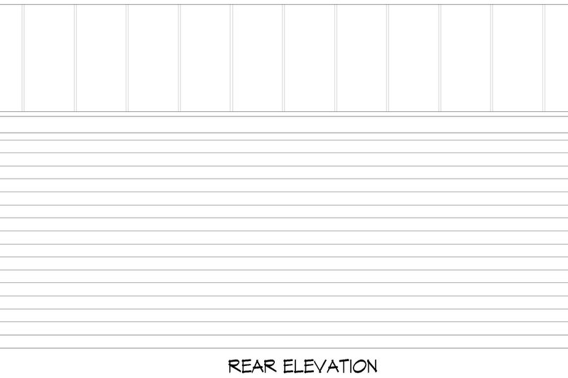Home Plan - Exterior - Rear Elevation for Contemporary House Plan #932-1075, 0 bath