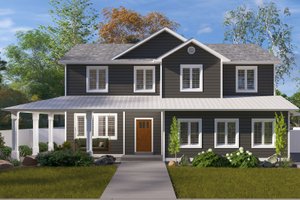 Farmhouse Exterior - Front Elevation Plan #1060-250