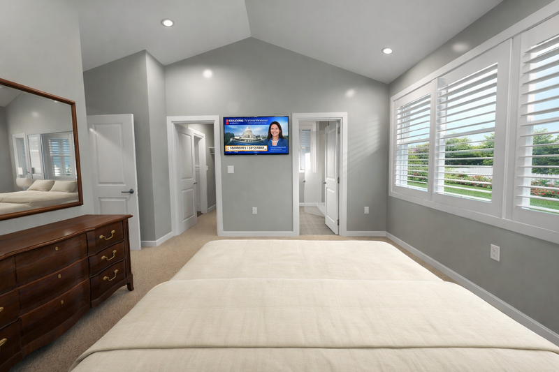 House Blueprint - Interior - Master Bedroom 1 for Farmhouse House Plan #1060-478 - 3 bed, 2.5 bath