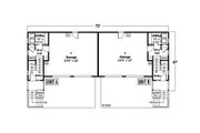 Contemporary Style House Plan - 6 Beds 4 Baths 3054 Sq/Ft Plan #124-1305 