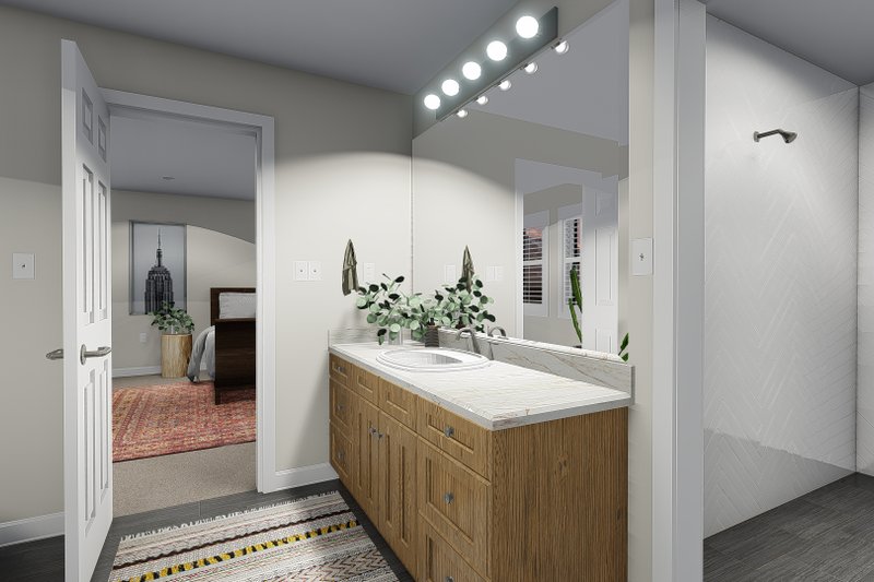 Architectural House Design - Interior - Master Bathroom 2 for Traditional House Plan #1060-63 - 3 bed, 2.5 bath