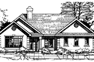 Exterior - Other Elevation House Plan #320-358 - 2 bed, 2 bath
