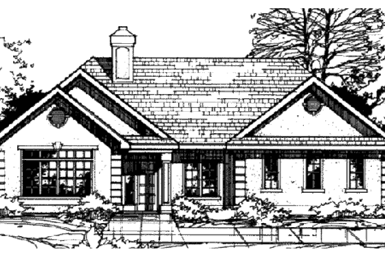Exterior - Other Elevation House Plan #320-358 - 2 bed, 2 bath