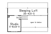 Modern Style House Plan - 2 Beds 1 Baths 1528 Sq/Ft Plan #57-497 