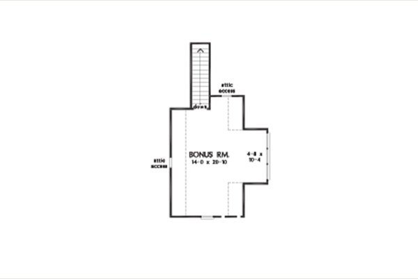Home Plan - Ranch Floor Plan - Other Floor Plan #929-1191