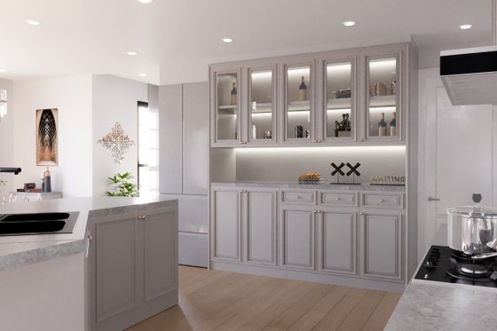 Interior - Kitchen 1 for Traditional House Plan #54-456 - 3 bed, 2.5 bath