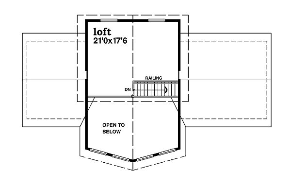 Floor Plan - Upper Floor Plan #47-372