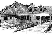 Country Style House Plan - 3 Beds 2 Baths 1631 Sq/Ft Plan #50-228 