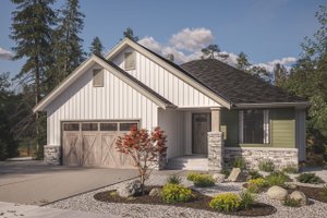 Farmhouse Exterior - Front Elevation Plan #1100-42